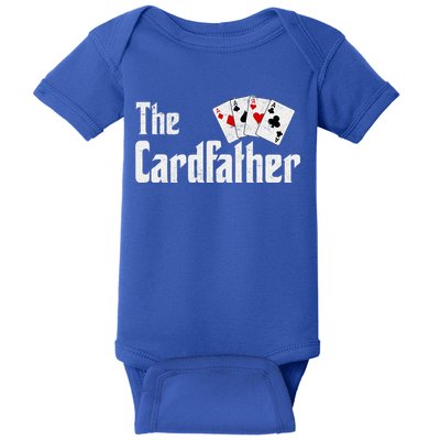 The Card Father Poker Game Cards Baby Bodysuit