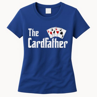The Card Father Poker Game Cards Womens T-Shirt
