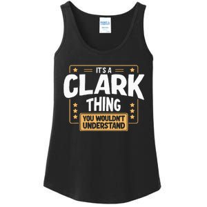 Team Clark Family Member Ladies Essential Tank