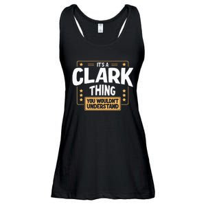 Team Clark Family Member Ladies Essential Flowy Tank