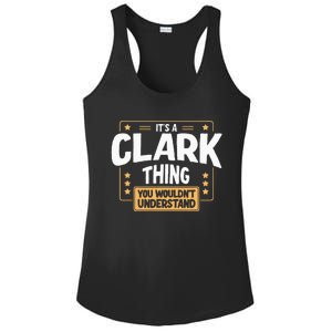 Team Clark Family Member Ladies PosiCharge Competitor Racerback Tank