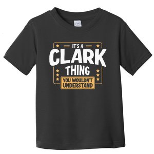 Team Clark Family Member Toddler T-Shirt