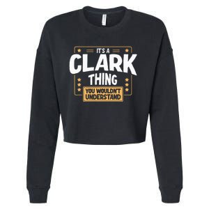 Team Clark Family Member Cropped Pullover Crew