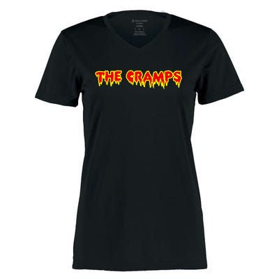 The Cramps Funny Text Women's Momentum V-Neck T-Shirt