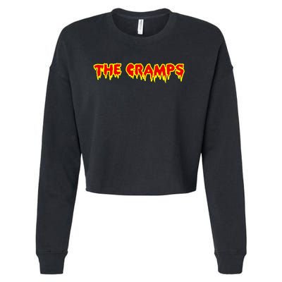 The Cramps Funny Text Cropped Pullover Crew