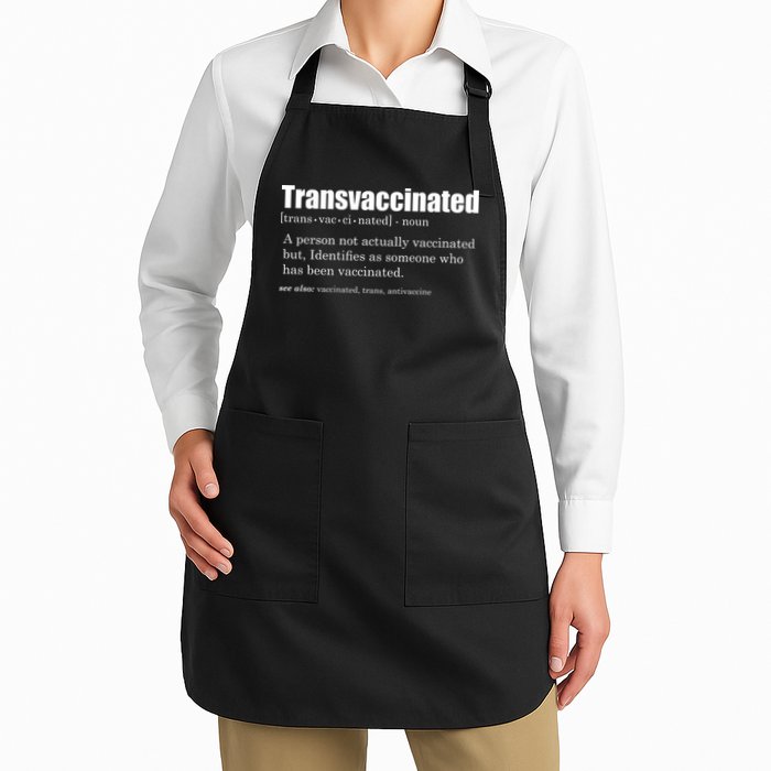 Transvaccinated Classic Funny Definition Meaning Apron