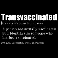 Transvaccinated Classic Funny Definition Meaning Drawstring Bag