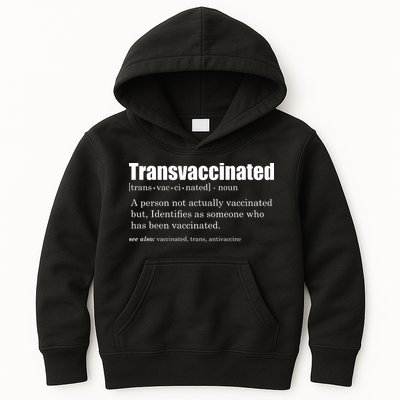 Transvaccinated Classic Funny Definition Meaning Kids Hoodie