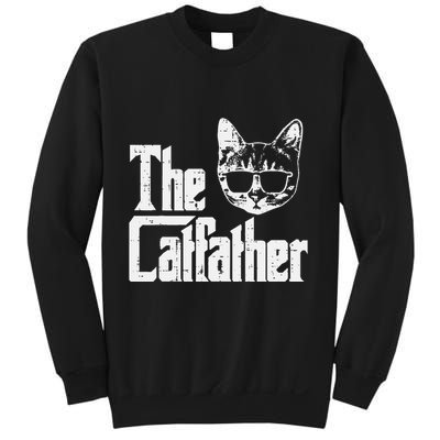 The Cat Father Funny Cat Dad Movie Pun Papa Sweatshirt