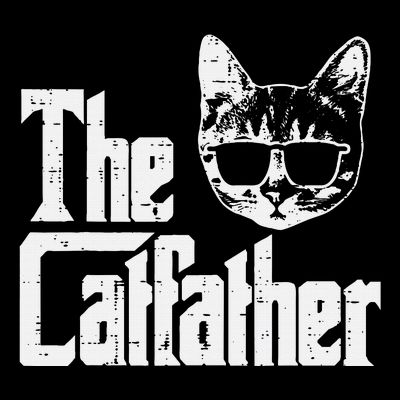 The Cat Father Funny Cat Dad Movie Pun Papa T-Shirt