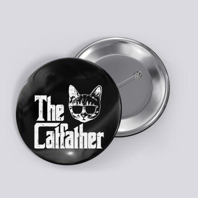 The Cat Father Funny Cat Dad Movie Pun Papa Button