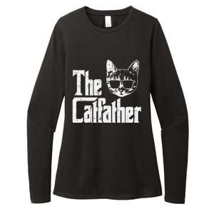 The Cat Father Funny Cat Dad Movie Pun Papa Womens CVC Long Sleeve Shirt