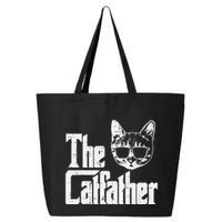 The Cat Father Funny Cat Dad Movie Pun Papa 25L Jumbo Tote