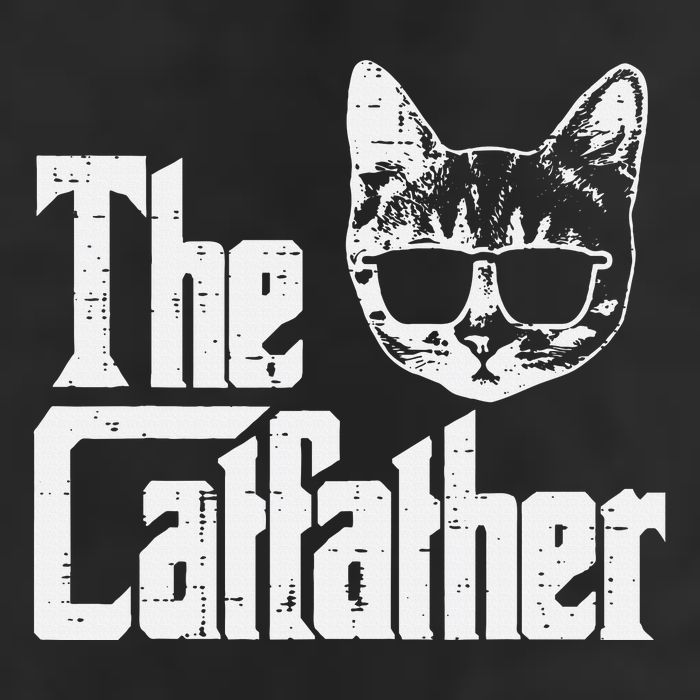 The Cat Father Funny Cat Dad Movie Pun Papa 25L Jumbo Tote