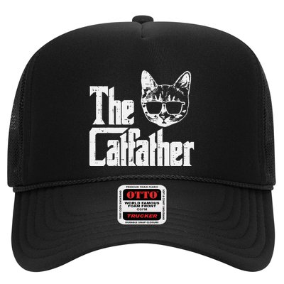 The Cat Father Funny Cat Dad Movie Pun Papa Trucker Hat