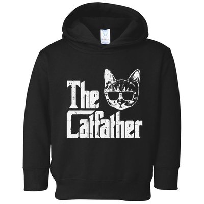 The Cat Father Funny Cat Dad Movie Pun Papa Toddler Hoodie