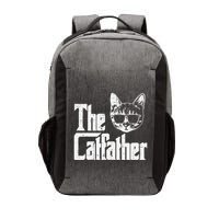 The Cat Father Funny Cat Dad Movie Pun Papa Vector Backpack