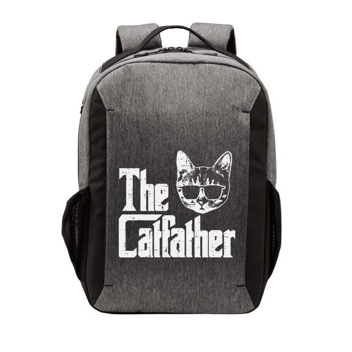 The Cat Father Funny Cat Dad Movie Pun Papa Vector Backpack