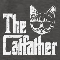 The Cat Father Funny Cat Dad Movie Pun Papa Vector Backpack