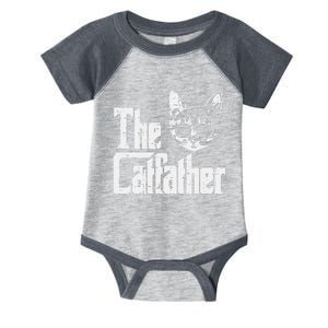 The Cat Father Funny Cat Dad Movie Pun Papa Infant Baby Jersey Bodysuit