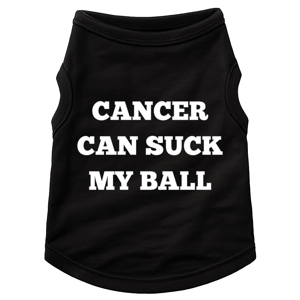 Testicular Cancer Funny Survivor Cancer Can Suck My Ball Meaningful Gift Doggie Tank