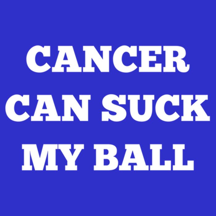 Testicular Cancer Funny Survivor Cancer Can Suck My Ball Meaningful Gift Baby Bodysuit
