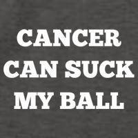 Testicular Cancer Funny Survivor Cancer Can Suck My Ball Meaningful Gift Vector Backpack
