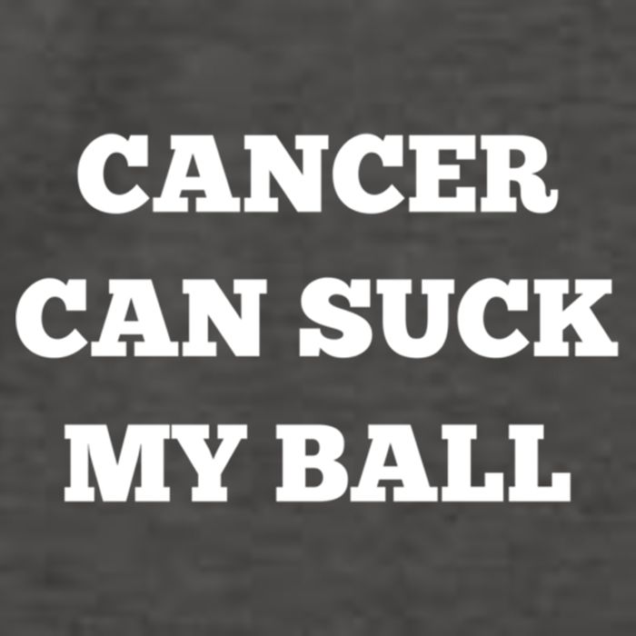 Testicular Cancer Funny Survivor Cancer Can Suck My Ball Meaningful Gift Vector Backpack