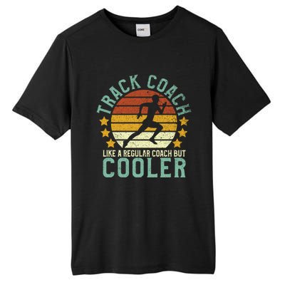 Track Coach | Funny Track and Field Running Coach Gift Tall Fusion ChromaSoft Performance T-Shirt