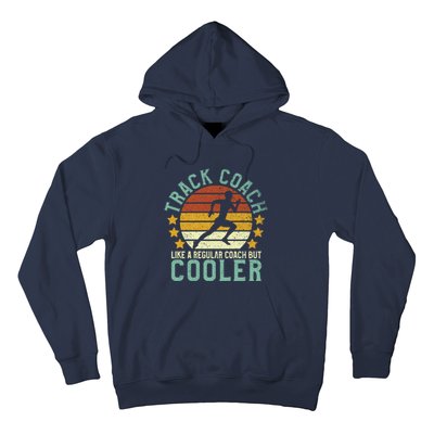 Track Coach | Funny Track and Field Running Coach Gift Hoodie