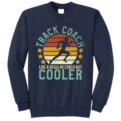 Track Coach | Funny Track and Field Running Coach Gift Sweatshirt