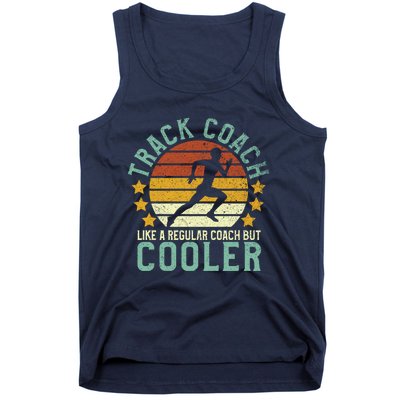 Track Coach | Funny Track and Field Running Coach Gift Tank Top