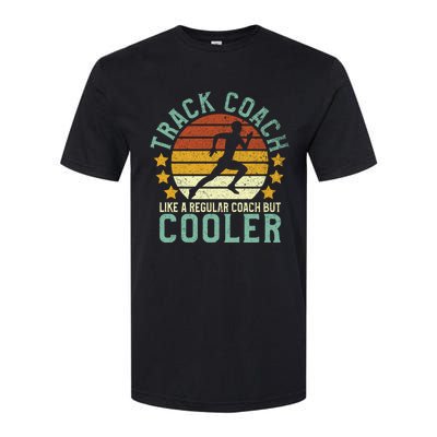 Track Coach | Funny Track and Field Running Coach Gift Softstyle CVC T-Shirt