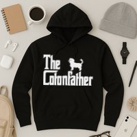 The Cotonfather Funny Coton De Tulear Dog Dad Hoodie