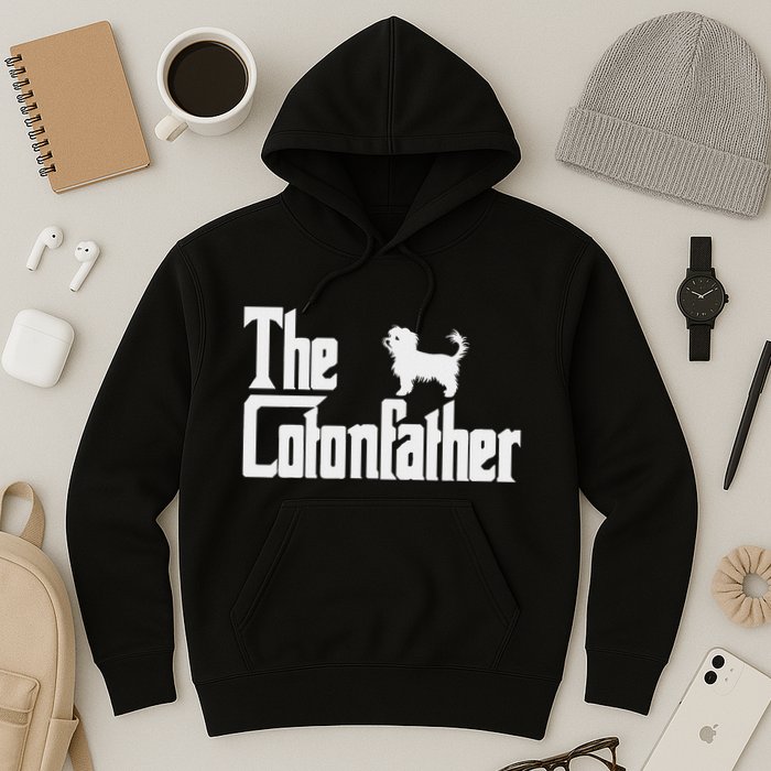 The Cotonfather Funny Coton De Tulear Dog Dad Hoodie