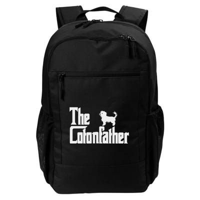 The Cotonfather Funny Coton De Tulear Dog Dad Backpack