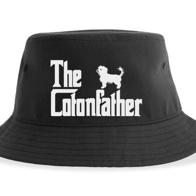 The Cotonfather Funny Coton De Tulear Dog Dad Sustainable Bucket Hat