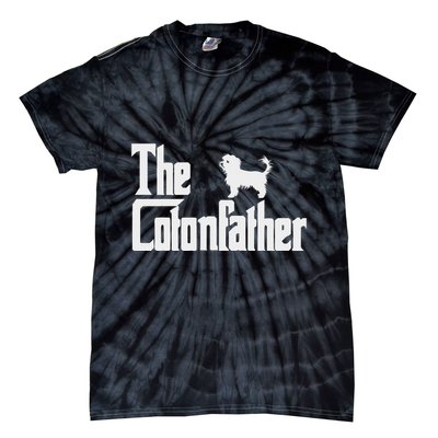 The Cotonfather Funny Coton De Tulear Dog Dad Tie-Dye T-Shirt