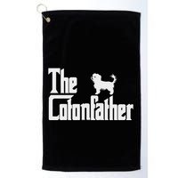 The Cotonfather Funny Coton De Tulear Dog Dad Golf Towel