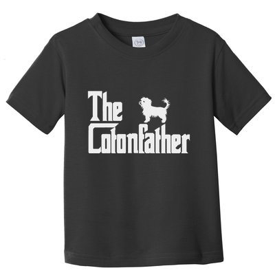The Cotonfather Funny Coton De Tulear Dog Dad Toddler T-Shirt