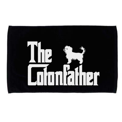 The Cotonfather Funny Coton De Tulear Dog Dad Microfiber Hand Towel