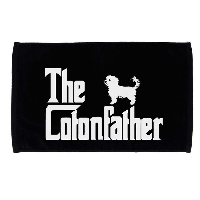 The Cotonfather Funny Coton De Tulear Dog Dad Microfiber Hand Towel