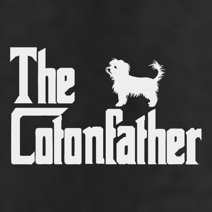 The Cotonfather Funny Coton De Tulear Dog Dad Microfiber Hand Towel