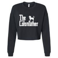 The Cotonfather Funny Coton De Tulear Dog Dad Cropped Pullover Crew