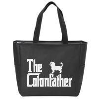 The Cotonfather Funny Coton De Tulear Dog Dad Zip Tote Bag