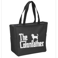 The Cotonfather Funny Coton De Tulear Dog Dad Zip Tote Bag