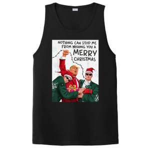 Trump Christmas Funny Wish You A Merry Christmas PosiCharge Competitor Tank