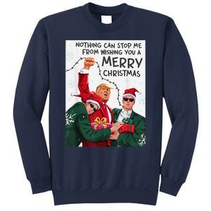 Trump Christmas Funny Wish You A Merry Christmas Sweatshirt