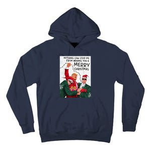 Trump Christmas Funny Wish You A Merry Christmas Tall Hoodie