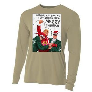 Trump Christmas Funny Wish You A Merry Christmas Cooling Performance Long Sleeve Crew